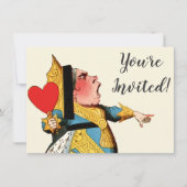 Alice in Wonderland Queen of Hearts Kaart (Voorkant)