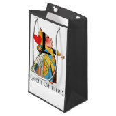 Alice in Wonderland Queen of Hearts Klein Cadeauzakje (Voorkant Gekanteld)