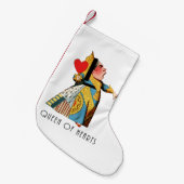 Alice in Wonderland Queen of Hearts Kleine Kerstsok (Voorkant (Hangend))