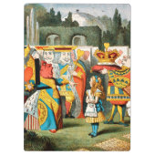 Alice in Wonderland Queen of Hearts Klembord (Achterkant)