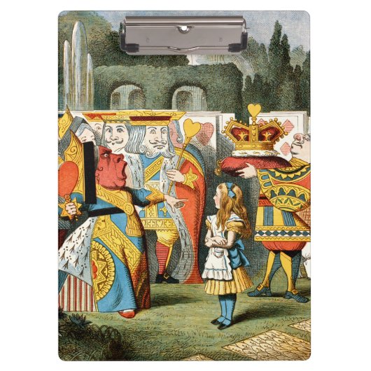 Alice in Wonderland Queen of Hearts Klembord (Voorkant)