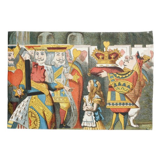 Alice in Wonderland Queen of Hearts Kussensloop (Achterkant)