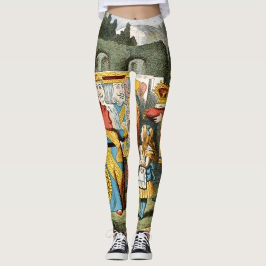 Alice in Wonderland Queen of Hearts Leggings (Voorkant)