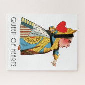 Alice in Wonderland Queen of Hearts Legpuzzel (Horizontaal)