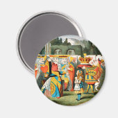 Alice in Wonderland Queen of Hearts Magneet (Voorkant / Achterkant)
