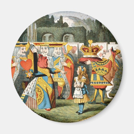 Alice in Wonderland Queen of Hearts Magneet (Voorkant)