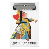 Alice in Wonderland Queen of Hearts Mini Klembord (Voorkant)