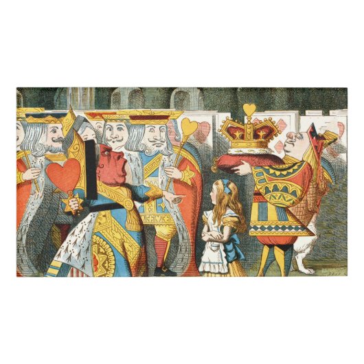 Alice in Wonderland Queen of Hearts Naambadge (Voorkant)