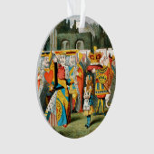 Alice in Wonderland Queen of Hearts Ornament (voorkant)
