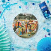 Alice in Wonderland Queen of Hearts Papieren Bordje (Feest)