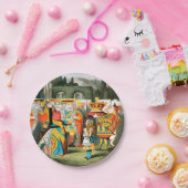 Alice in Wonderland Queen of Hearts Papieren Bordje (Feest)