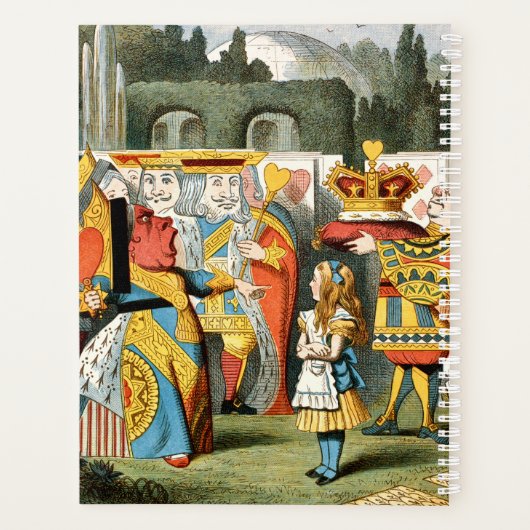 Alice in Wonderland Queen of Hearts Planner (Achterkant)