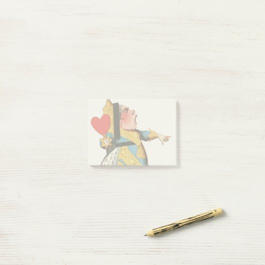 Alice in Wonderland Queen of Hearts Post-it® Notes (Op bureau)