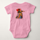 Alice in Wonderland Queen of Hearts Romper (Achterkant)