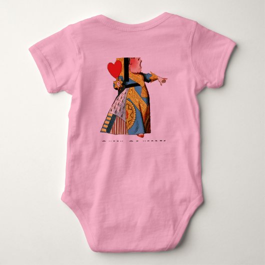 Alice in Wonderland Queen of Hearts Romper (Achterkant)