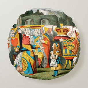 Alice in Wonderland Queen of Hearts Rond Kussen