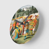 Alice in Wonderland Queen of Hearts Ronde Klok (Hoek)