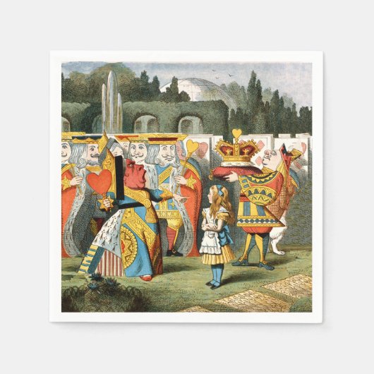 Alice in Wonderland Queen of Hearts Servet (Voorkant)