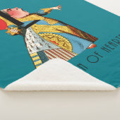 Alice in Wonderland Queen of Hearts Sherpa Deken (3/4)
