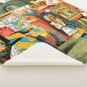 Alice in Wonderland Queen of Hearts Sherpa Deken (3/4)