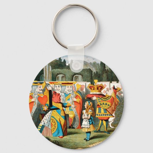 Alice in Wonderland Queen of Hearts Sleutelhanger (Voorkant)