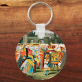 Alice in Wonderland Queen of Hearts Sleutelhanger (Voorkant)