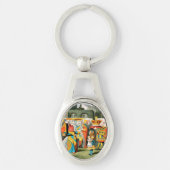 Alice in Wonderland Queen of Hearts Sleutelhanger (Voorkant)