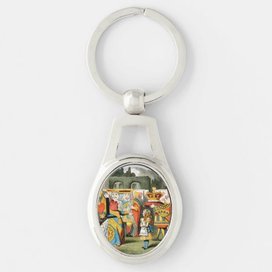 Alice in Wonderland Queen of Hearts Sleutelhanger (Voorkant)
