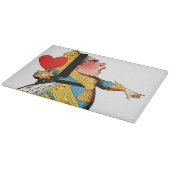 Alice in Wonderland Queen of Hearts Snijplank (Hoek)