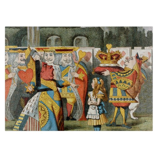 Alice in Wonderland Queen of Hearts Snijplank (Voorkant)
