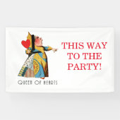 Alice in Wonderland Queen of Hearts Spandoek (Horizontaal)