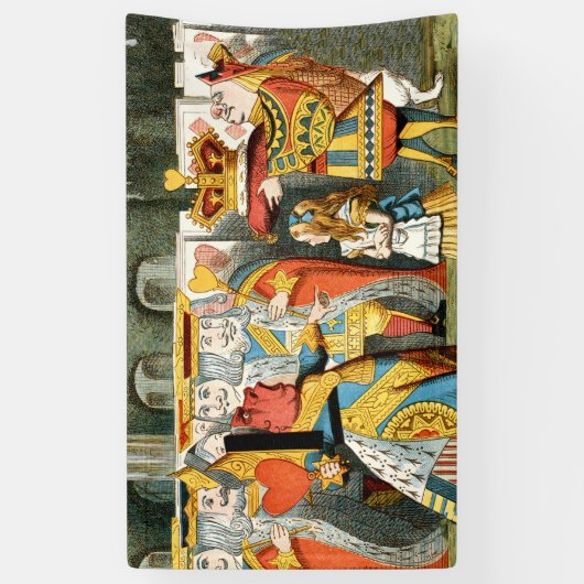 Alice in Wonderland Queen of Hearts Spandoek (Verticaal)