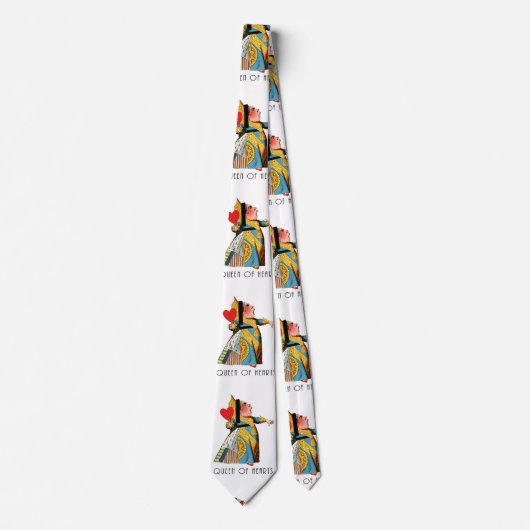 Alice in Wonderland Queen of Hearts Stropdas (Voorkant)