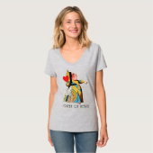 Alice in Wonderland Queen of Hearts T-shirt (Voorkant volledig)