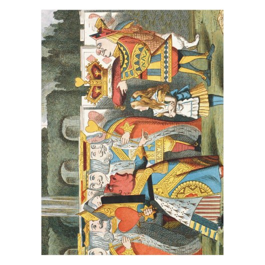 Alice in Wonderland Queen of Hearts Tafelkleed (Voorkant)