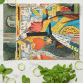 Alice in Wonderland Queen of Hearts Theedoek (Gevouwen)