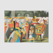 Alice in Wonderland Queen of Hearts Tissuepapier (Voorkant)