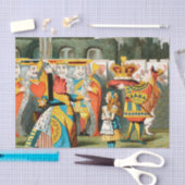 Alice in Wonderland Queen of Hearts Tissuepapier (Craft)
