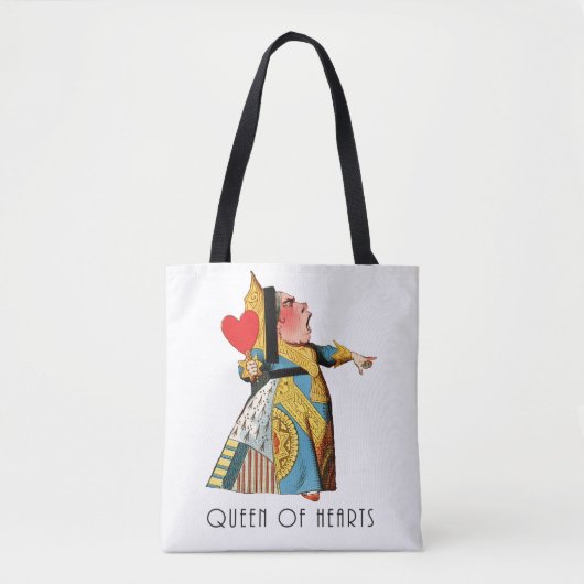 Alice in Wonderland Queen of Hearts Tote Bag (Voorkant)