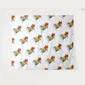 Alice in Wonderland Queen of Hearts Wandkleed (Voorkant (horizontaal))