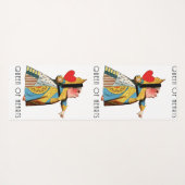 Alice in Wonderland Queen of Hearts Yogamat (Achterkant (horizontaal))