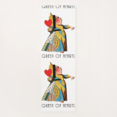 Alice in Wonderland Queen of Hearts Yogamat (Achterkant)