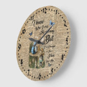 Alice in Wonderland Quote dictionary Art Grote Klok (Hoek)