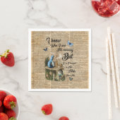 Alice in Wonderland Quote  dictionary Art Servetten (Insitu)