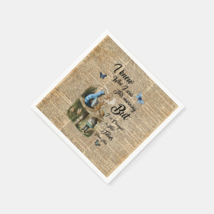 Alice in Wonderland Quote  dictionary Art Servetten