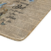 Alice in Wonderland Quote  dictionary Art Snijplank (Hoek)