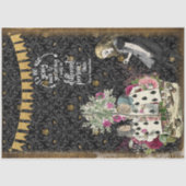 Alice in Wonderland Quote en Kaarten Tissuepapier (Voorkant)