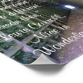 Alice in Wonderland Quote Poster (Hoek)