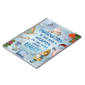 Alice in Wonderland Quote - Verbeelding Notitieboek (Linkerzijde)