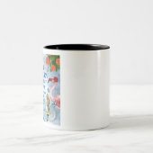 Alice in Wonderland Quote - Verbeelding Tweekleurige Koffiemok (Center)